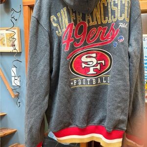San Francisco 49ers Charcoal Hoodie